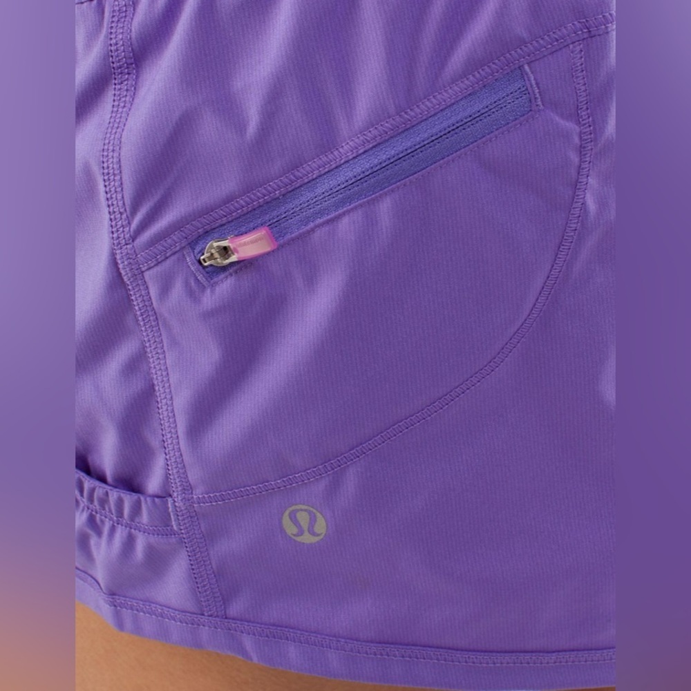 Lululemon Work It Out Short Power Purple Size 6 - Picture 3 of 13